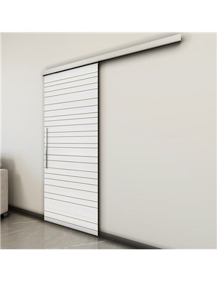 Holzschiebetür Slim-Line - Weiss 3D  Model 2007