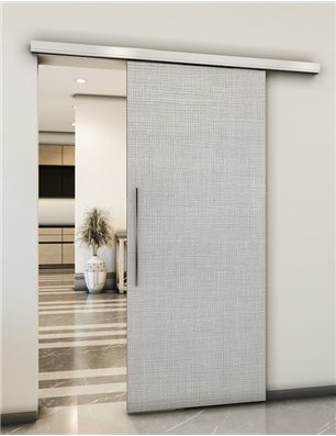 Holzschiebetür Slim-Line - Weiss 3D  Model 2028