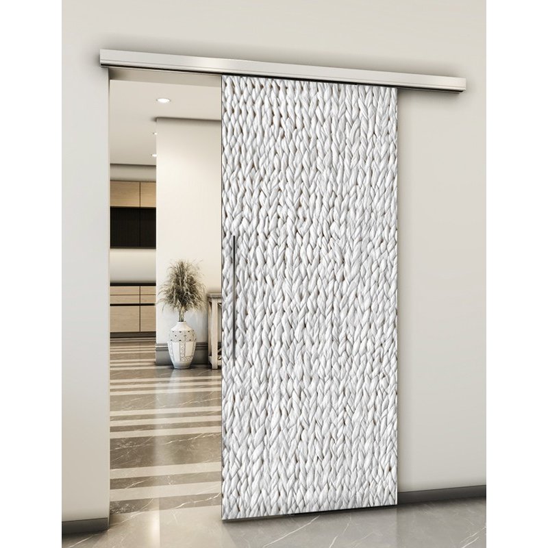 Holzschiebetür Slim-Line - Weiss 3D Model 2030 Holzschiebetür Slim-Line - Weiss 3D Model 2030