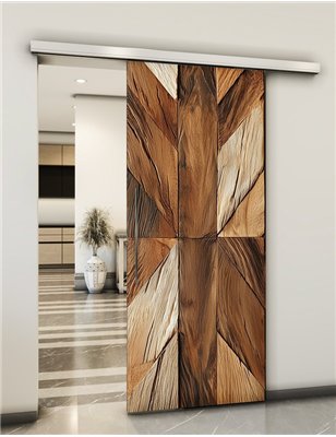 Holzschiebetür Slim-Line - Holzkunst Model 2048