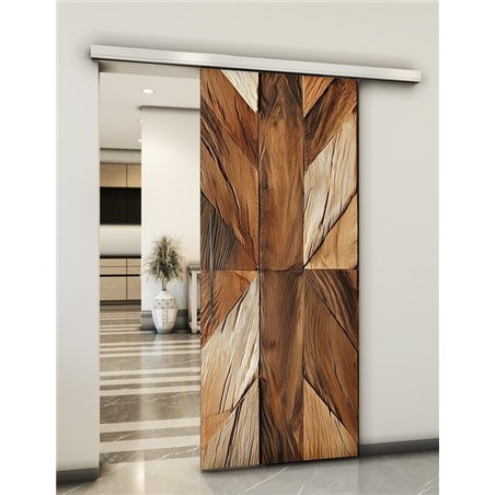 Holzschiebetür Slim-Line - Holzkunst Model 2048