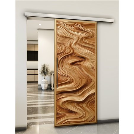 Holzschiebetür Slim-Line - Holzkunst Model 2052