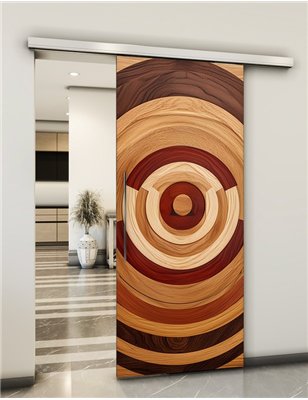 Holzschiebetür Slim-Line - Holzkunst Model 2056