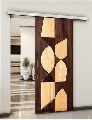 Holzschiebetür Slim-Line - Holzkunst Model 2057