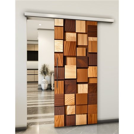 Holzschiebetür Slim-Line - Holzkunst Model 2061