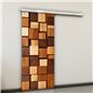 Holzschiebetür Slim-Line - Holzkunst Model 2061 Holzschiebetür Slim-Line - Holzkunst Model 2061