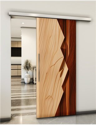 Holzschiebetür Slim-Line - Holzkunst Model 2064