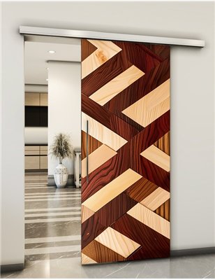 Holzschiebetür Slim-Line - Holzkunst Model 2068