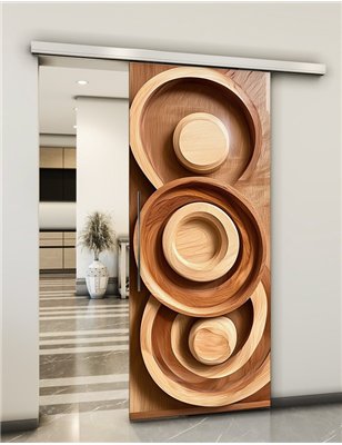 Holzschiebetür Slim-Line - Holzkunst Model 2070