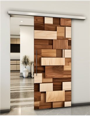 Holzschiebetür Slim-Line - Holzkunst Model 2071