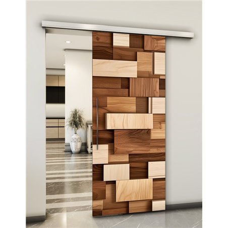 Holzschiebetür Slim-Line - Holzkunst Model 2071