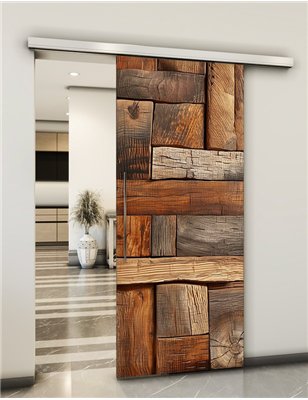 Holzschiebetür Slim-Line - Holzkunst Model 2073