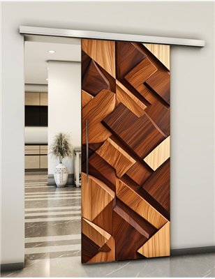 Holzschiebetür Slim-Line - Holzkunst Model 2075