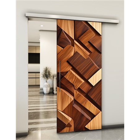 Holzschiebetür Slim-Line - Holzkunst Model 2075