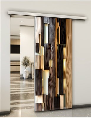 Holzschiebetür Slim-Line - Holzkunst Model 2097
