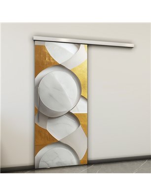 Holzschiebetür Slim-Line - Geometrie  Model 2027