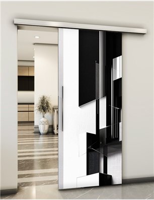 Holzschiebetür Slim-Line - Geometrie  Model 2028