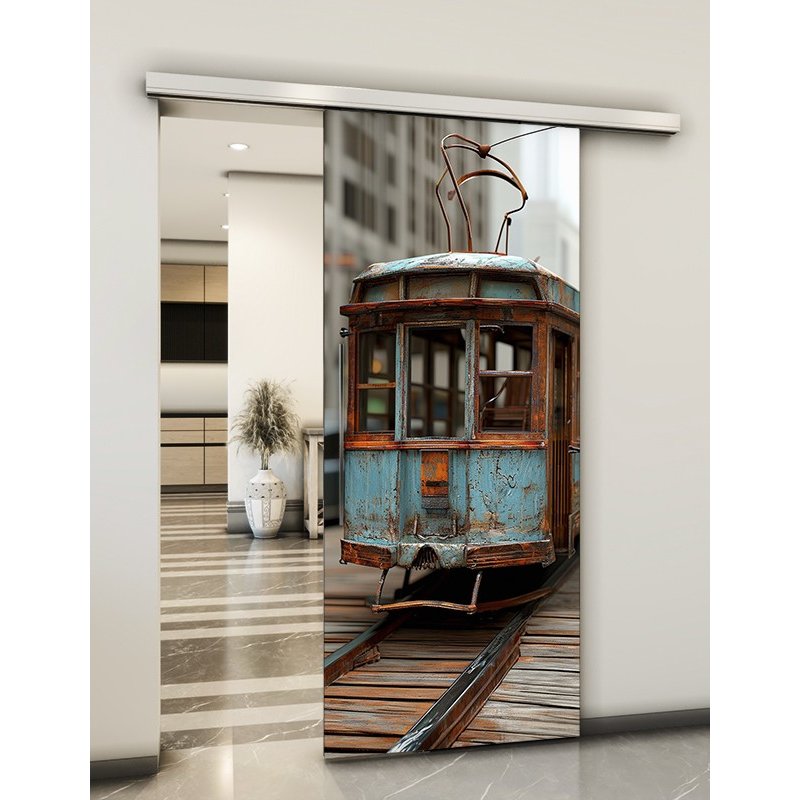Holzschiebetür Slim-Line - Vintage Model 2034 Holzschiebetür Slim-Line - Vintage Model 2034