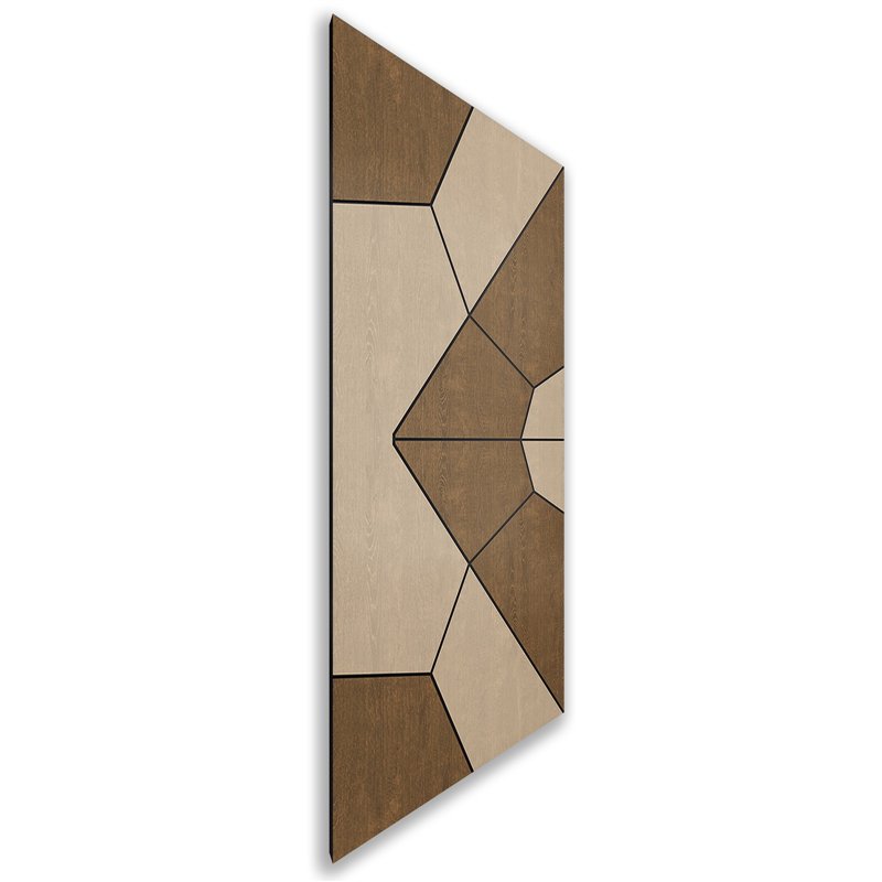 Holzschiebetür Nur Türblatt - Holz-Mix Model 2075 Holzschiebetür Nur Türblatt - Holz-Mix Model 2075