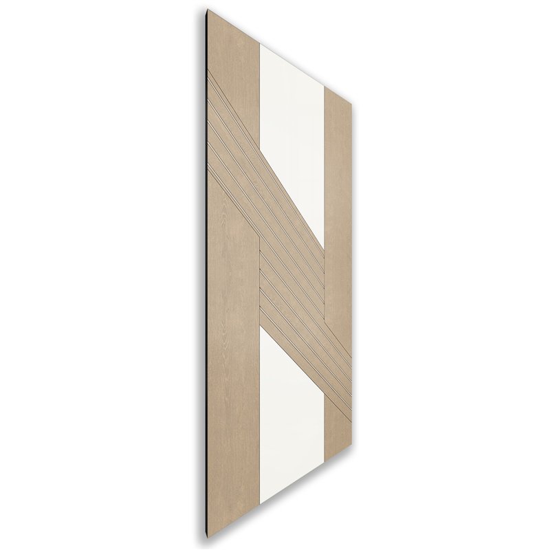 Holzschiebetür Nur Türblatt - Eiche und Weiss Model 2019 Holzschiebetür Nur Türblatt - Eiche und Weiss Model 2019