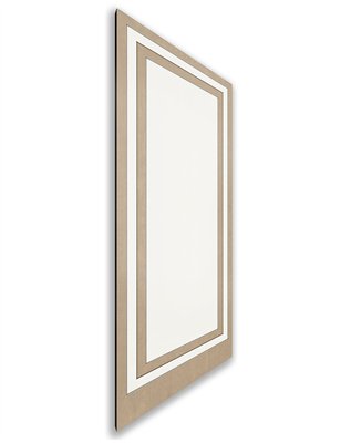 Holzschiebetür Nur Türblatt - Eiche und Weiss Model 2041