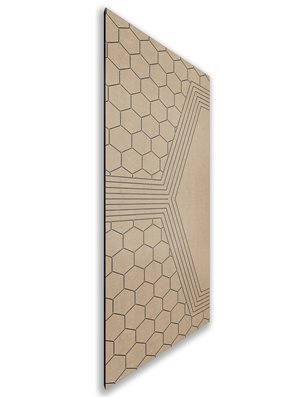 Holzschiebetür Nur Türblatt - Eiche und Weiss Model 2080