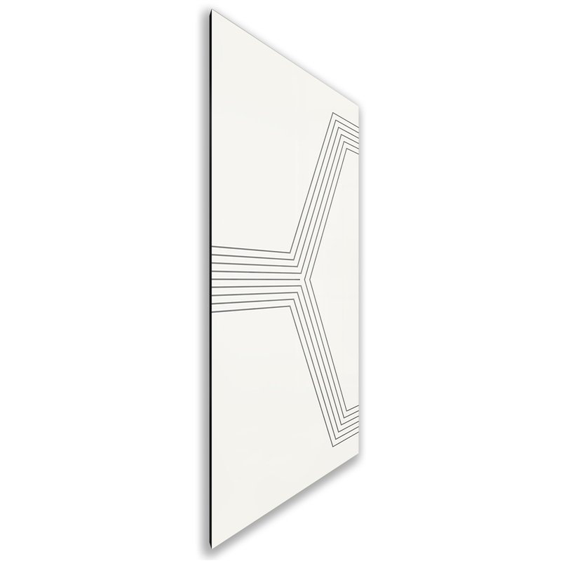 Holzschiebetür Nur Türblatt - Weiss  Model 2079