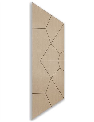 Holzschiebetür Nur Türblatt - Eiche  Model 2075