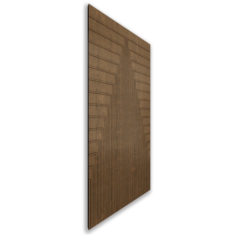 Holzschiebetür Nur Türblatt - Nussbaum Model 2053 Holzschiebetür Nur Türblatt - Nussbaum Model 2053