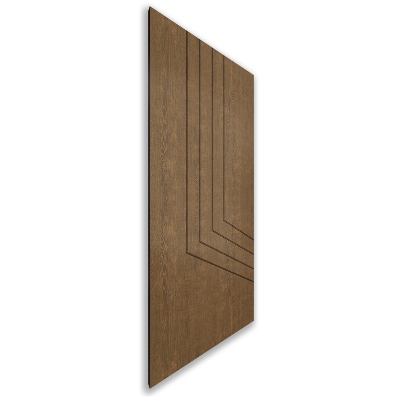 Holzschiebetür Nur Türblatt - Nussbaum Model 2073 Holzschiebetür Nur Türblatt - Nussbaum Model 2073