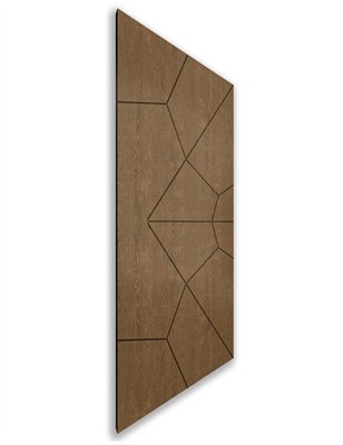 Holzschiebetür Nur Türblatt - Nussbaum  Model 2075