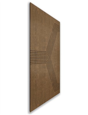 Holzschiebetür Nur Türblatt - Nussbaum  Model 2079