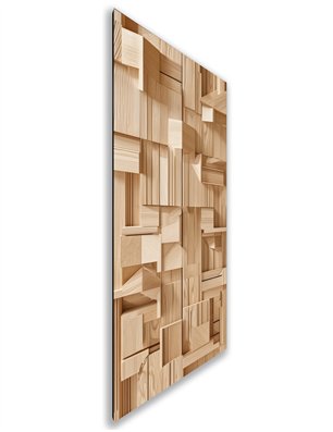 Holzschiebetür Nur Türblatt - Holzkunst  Model 2001