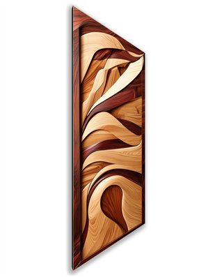 Holzschiebetür Nur Türblatt - Holzkunst  Model 2054