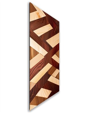 Holzschiebetür Nur Türblatt - Holzkunst  Model 2068