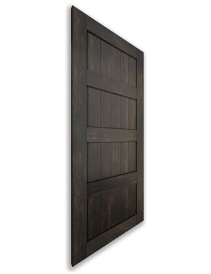 Holzschiebetür Nur Türblatt - Country Model 2039