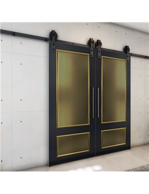 Holzschiebetür Barn-Line - Holz-Mix  Model 3006-3