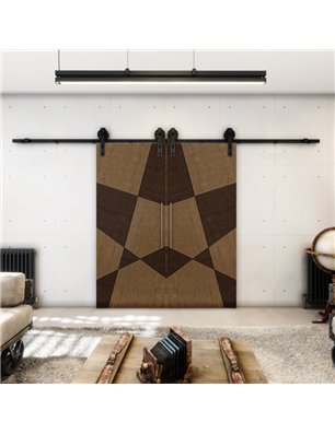 Holzschiebetür Barn-Line - Holz-Mix  Model 3011-2
