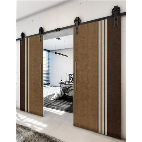 Holzschiebetür Barn-Line - Holz-Mix Model 3028