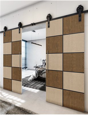 Holzschiebetür Barn-Line - Holz-Mix Model 3029
