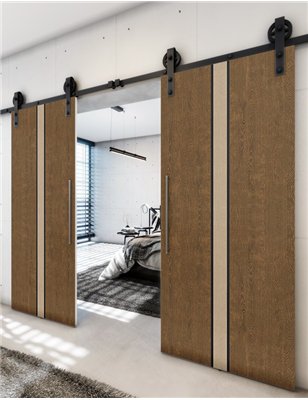 Holzschiebetür Barn-Line - Holz-Mix Model 3030
