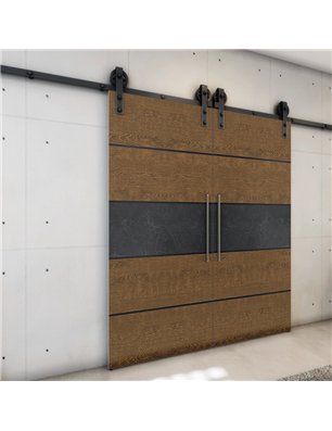 Holzschiebetür Barn-Line - Holz-Mix  Model 3031-3