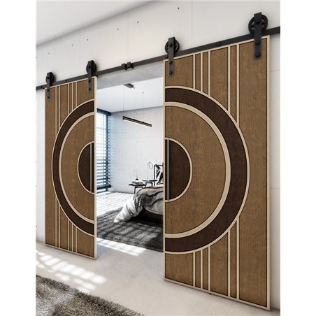 Holzschiebetür Barn-Line - Holz-Mix Model 3035