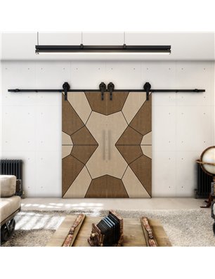 Holzschiebetür Barn-Line - Holz-Mix  Model 3075-2