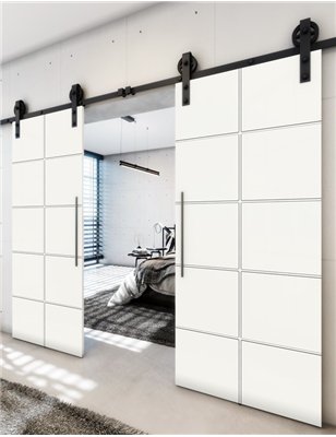 Holzschiebetür Barn-Line - Weiss Model 3029