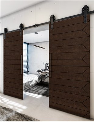 Holzschiebetür Barn-Line - Wenge Model 3007