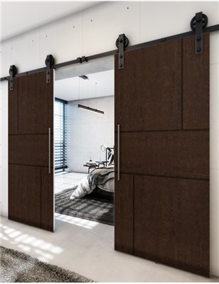 Holzschiebetür Barn-Line - Wenge Model 3027