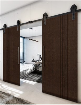 Holzschiebetür Barn-Line - Wenge Model 3028