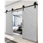 Holzschiebetür Barn-Line - Weiss 3D Model 3040 Holzschiebetür Barn-Line - Weiss 3D Model 3040