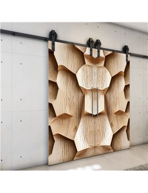 Holzschiebetür Barn-Line - Holzkunst  Model 3002-3